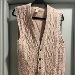 Ll bean men’s wool vest